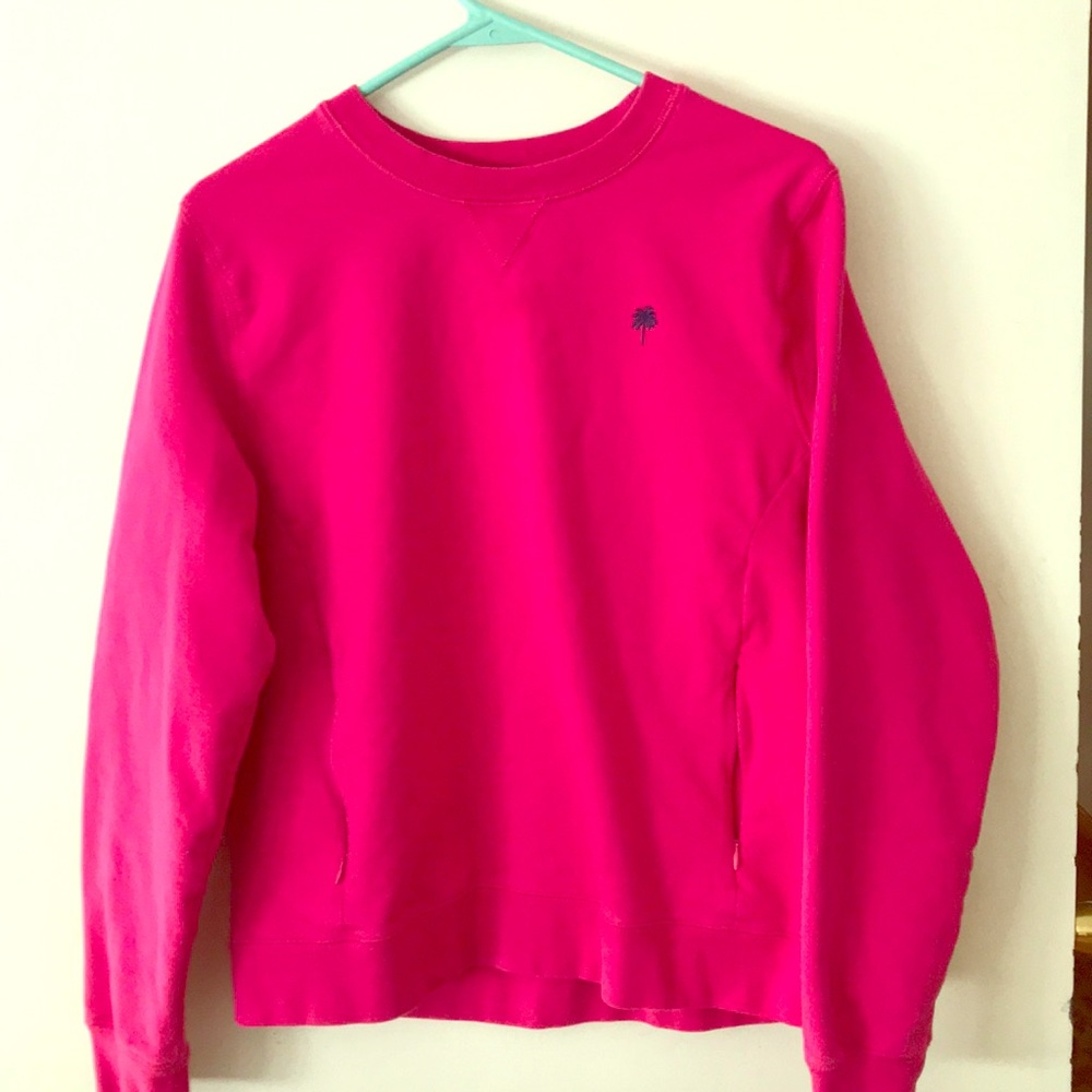 Lily Pulitzer pink sweatshirt